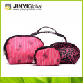 2015 professional customized wholeasale cute PVC makeup fashion cosmetic bags set